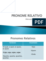 Aula 2 - Pronome Relativo