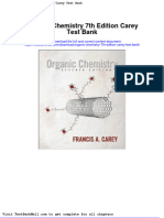 Organic Chemistry 7th Edition Carey Test Bank