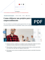 Como Elaborar Um Projeto para Começar Um Empreendimento