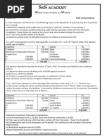 Class 12 Accounts SC Sample Paper Dissolution 25.12.20 Que and Ans