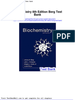 Biochemistry 8th Edition Berg Test Bank