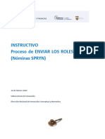 Instructivo Configurar El Proceso ENVIO ROLES PAGO Nominas Del SPRYN