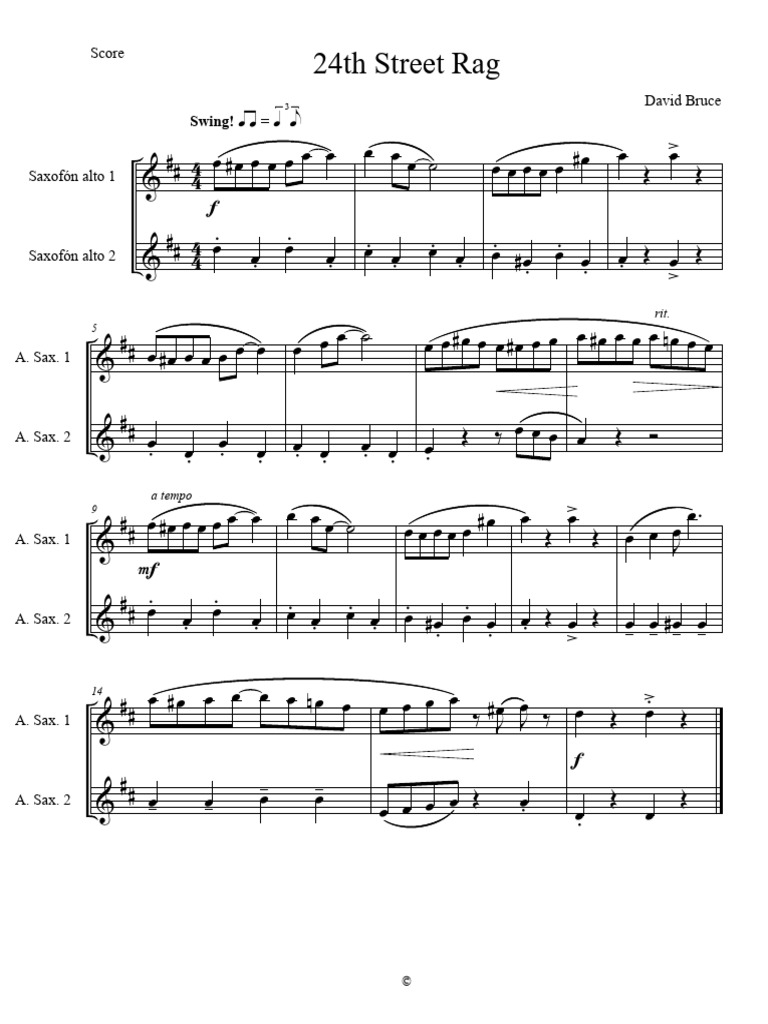 24th Street Rag | PDF