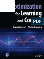 Optimization For Learning and Control - 2023 - Hansson