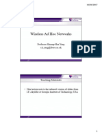 4-Wireless Ad Hoc Networks