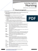 Cambridge English For Nursing Medical Technology Intermediate Unit3 Worksheet - 2