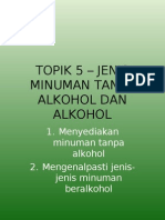 Topik 5 - Jenis Minuman Tanpa Alkohol Dan