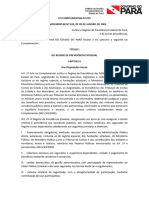 Lei Complementar (2002.01.09) #039 Instituti Regime de Previdência Do Pará (2017) - 0