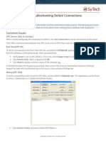 Connect Note Troubleshooting Emerson DeltaV Connections