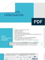 Proceso de Catalogación