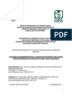 Factores Sociodemográficos y Clínicos en Pacientes Con Cáncer Cervicouterino en La Ciudad de Tijuana, Baja California.