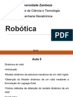 Robotica Aula 5 - Dinamica de Robo