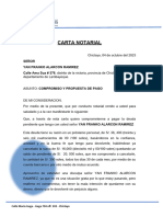 Carta Notarial Jonatan Pago