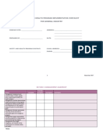 SHP Implementation Checklist