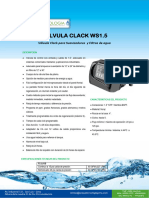 Valvula Clack Ws1.5 Acqua Tecnologia