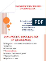 Diagnostic Procedures in Gi Diseases
