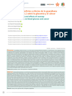 Propiedades, Beneficios y Efectos de La Guanábana (Annona Muricata L.) Sobre La Glucemia y El Cáncer