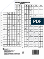 CMASR-2 Plantillas de Calificación