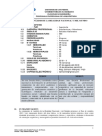 Silabo de Analisis de La Realidad y Del M.