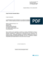 Carta Solicitud de Factura - Santander
