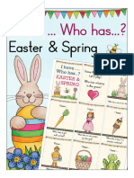 I Have Who Has Easter & Spring Edition English