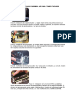 Procedimiento para Ensamblar Una Computadora