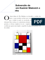 A Arte e A Subversão Da Realidade em Kazimir Malevich e Jasper Jonhs