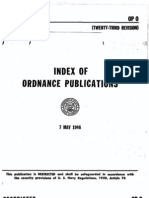 OP 0 - Index of Ordnance Publications (Twenty-Third Rev) 7 May 1946