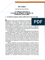 Les Villages Africains Et Le Drame Du Progres: Le Theitre de Guillaume Oyono-Mbia