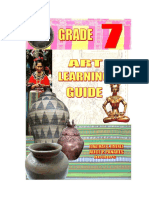 K To 12 Grade 7 Learning Modules in Arts