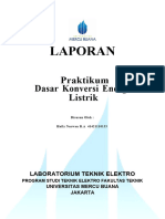 Modul Praktikum Dasar Konversi Energi Listrik - Hafiz Nurwan Ra - 41421110133