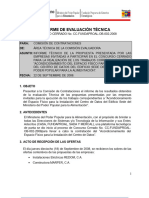 Informe Evaluación Técnica CENTRO DE DATOS.
