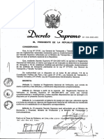 Decreto Supremo #058-2003-MTC