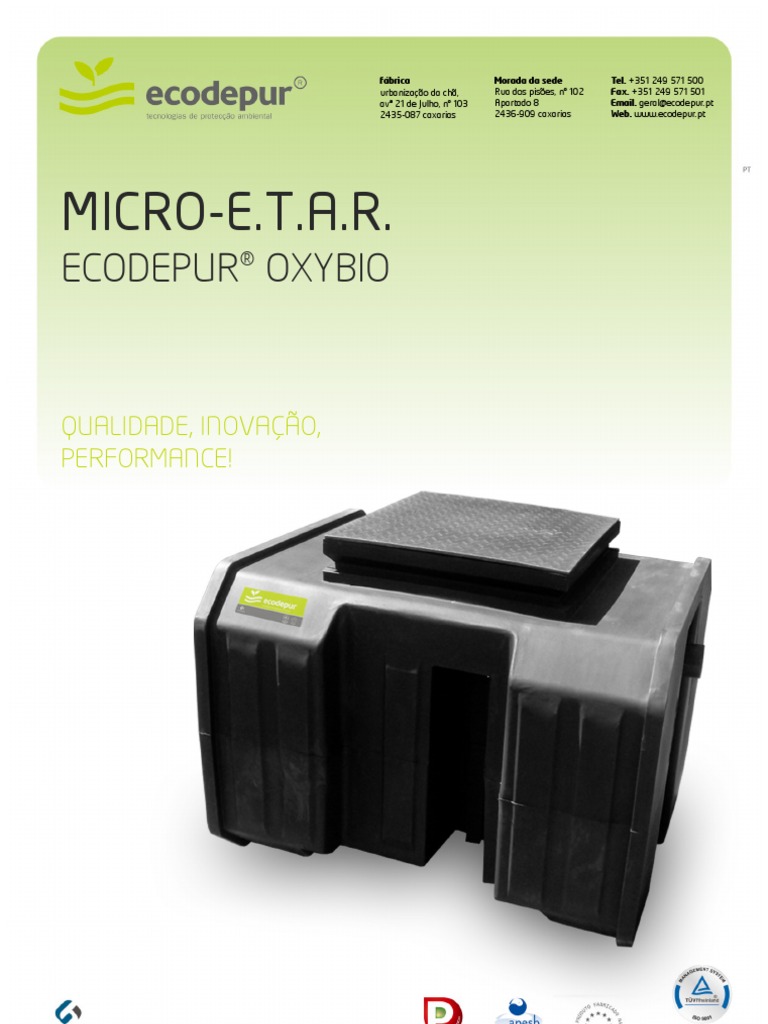 Ecodepur - Micro ETAR | PDF