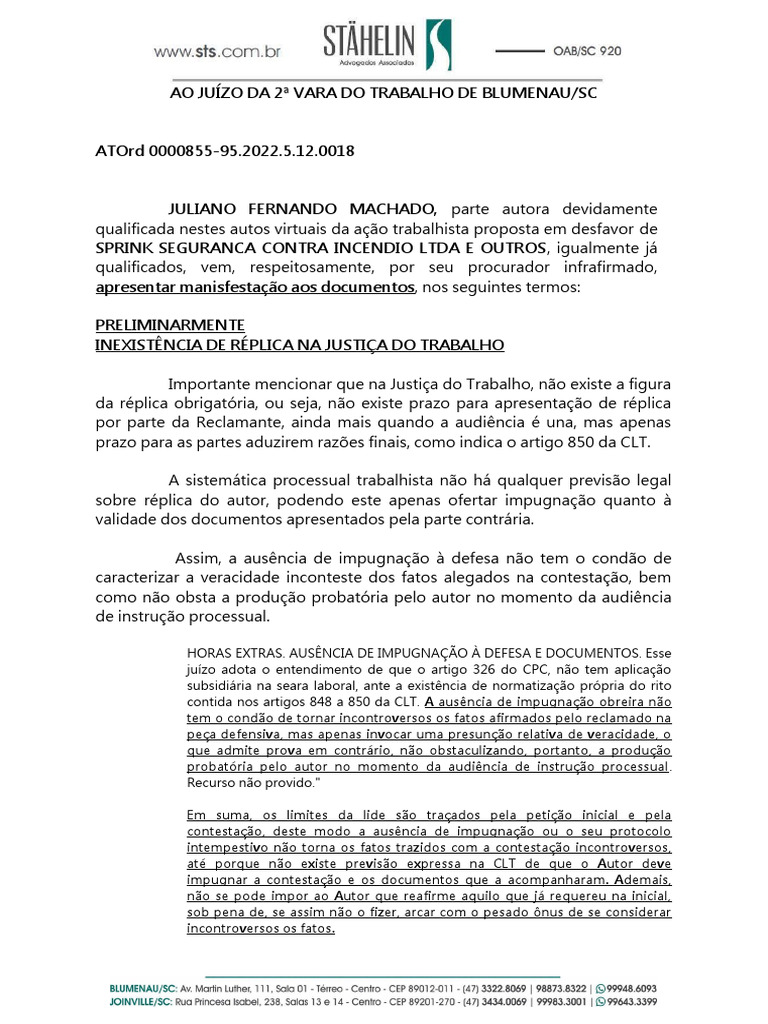 MANDOC - Bombeiro Holerite Apócrifo Hora Extra Alem Da 36 Integração ...