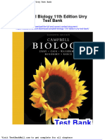Campbell Biology 11th Edition Urry Test Bank