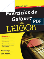 Resumo Exercicios de Guitarra para Leigos Mark Phillips Jon Chappell