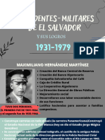 Presidentes Militares de El Salvador 1931-1979