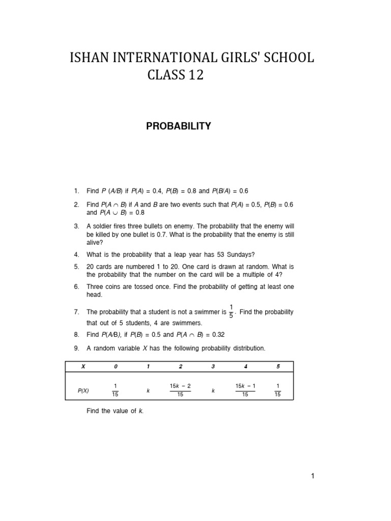 Probab | PDF | Probability | Probability Theory