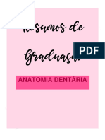 Resumos Odontologia - Anatomia Dentária