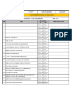 Cronograma de Charlas de Seguridad Octubre 2023