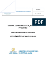 Manual de Organizacion y Funciones Gerencia Financiera