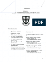 Cranbrook 2012 Legal Studies Prelim Yearly