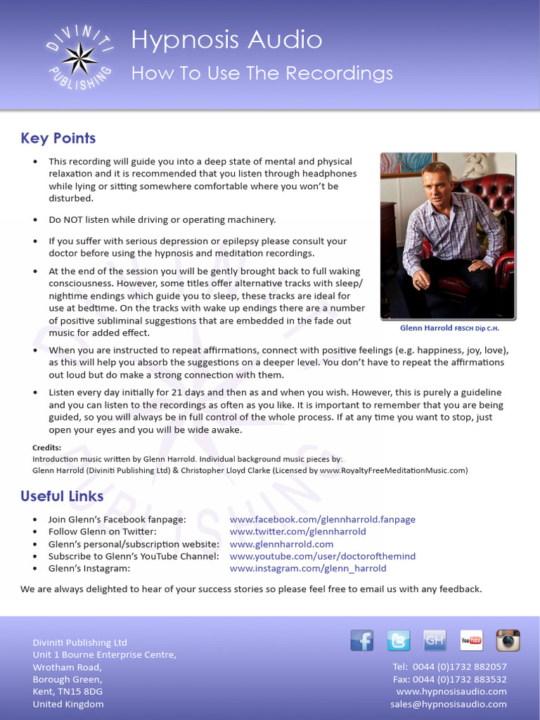 Sleep Hypnosis Audio Guide | PDF | Psychology