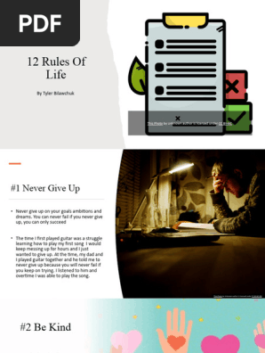 12 rules of life