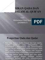 Qada Dan Qadar