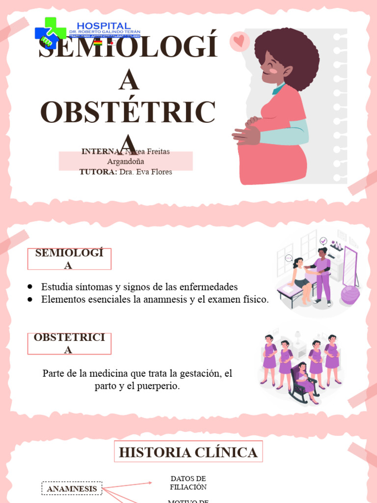 Semiologia Obsttrica - Obstetricia | PDF | El embarazo | Parto