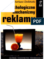 D. Doliński, Psychologiczne mechanizmy reklamy