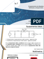 Aula 7 - Voltímetro e Amperímetro