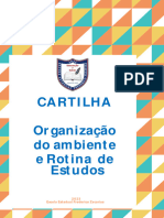 Cartilha Organização Do Ambiente e Rotina de Estudos: 2023 Escola Estadual Frederico Zacarias